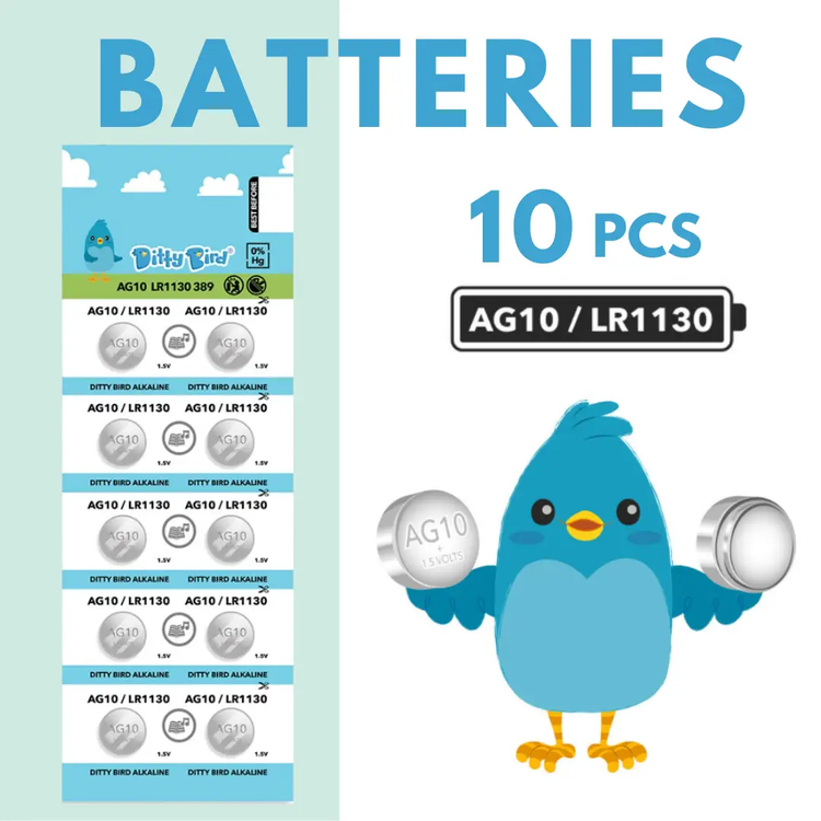 Ditty Bird | Battery Pack Of 10 - 4