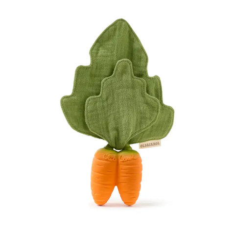 Cathy The Carrot Mini Doudou Teether |