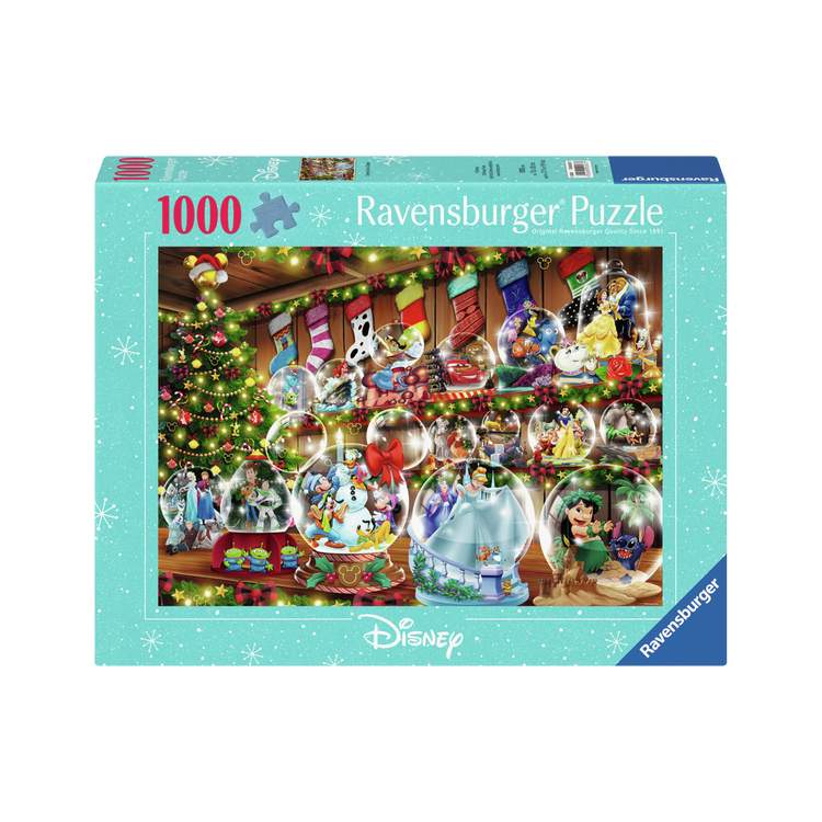 Disney Snow Globes Seasonal 1000 Pc Puzzle 12000537