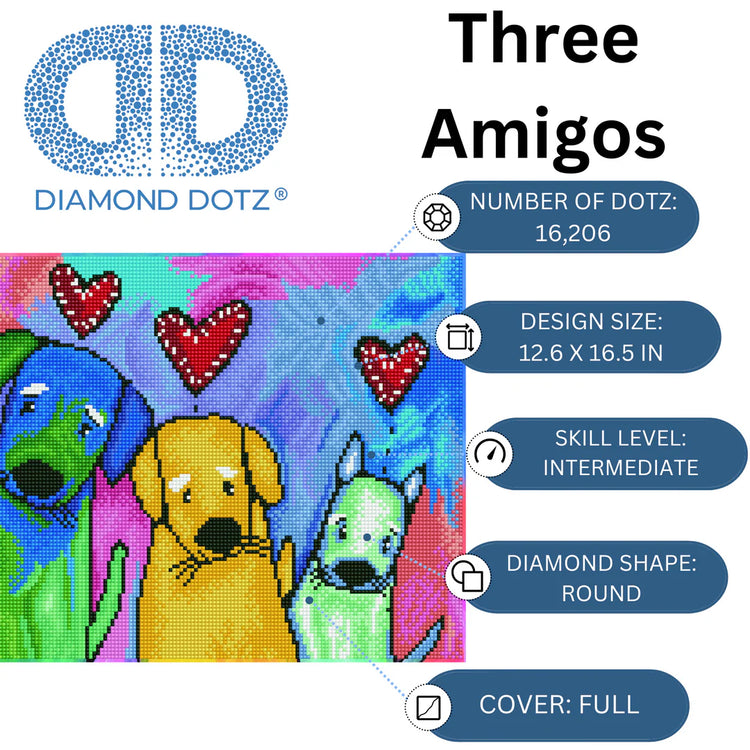 Diamond Dotz | Three Amigos 7+ - CR Toys