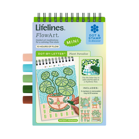 Lifelines | FlowArt Mini | Dot-By-Letter Plant Paradise - 1