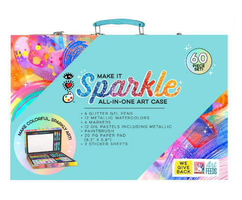 Make It Sparkle | All-In-One Art Case | 60 Pc - 1
