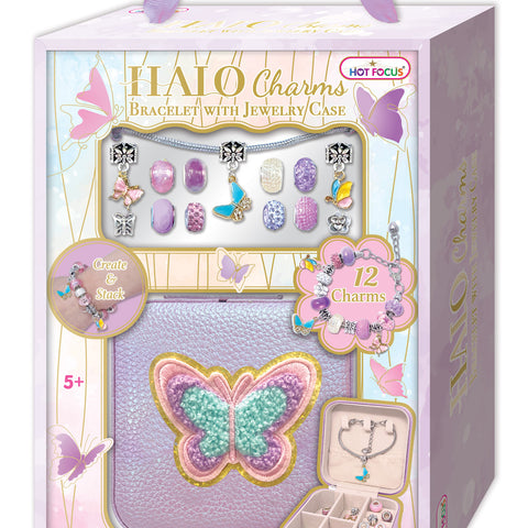 Halo Charms Bracelet And Jewelry Case - 1