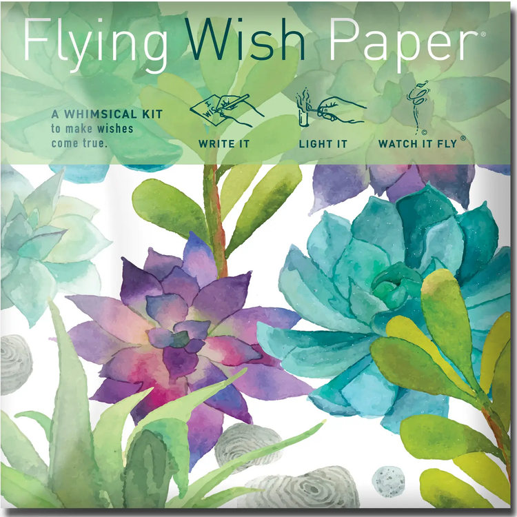 Flying Wish Paper | Cactus Garden 15 Sheets