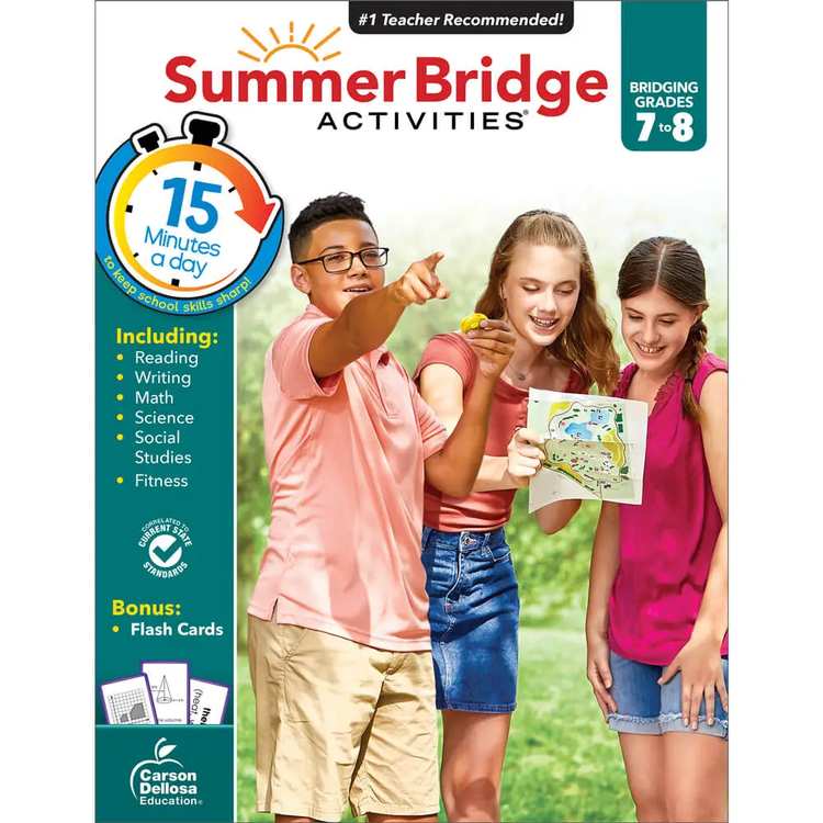 Summer Bridge Books | Grades 7-8 - 8