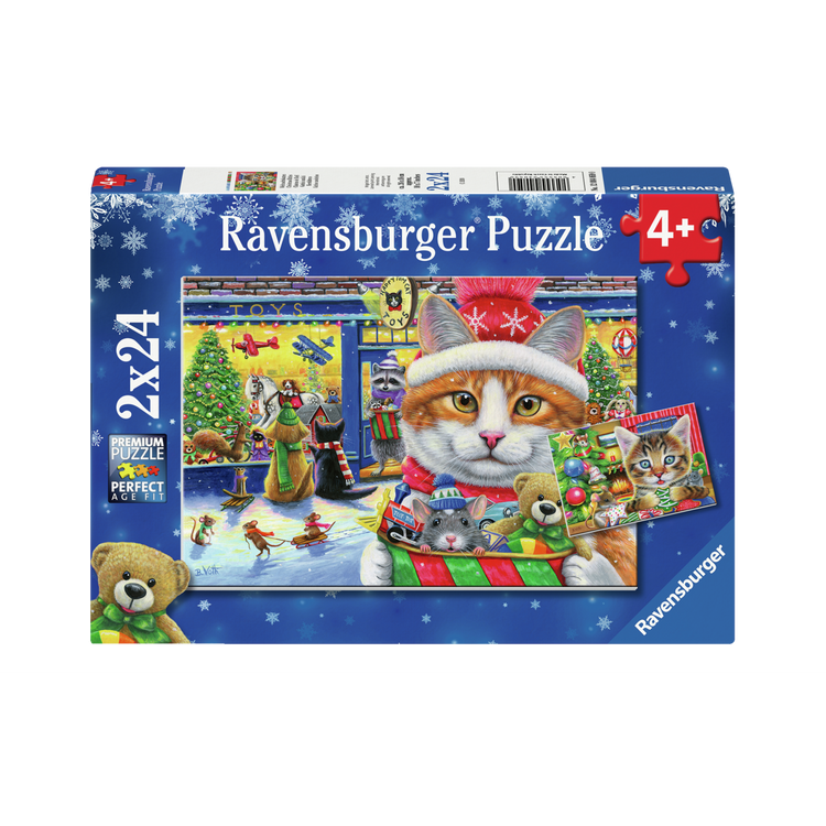Christmas Kitties 2x24 Pc Puzzle