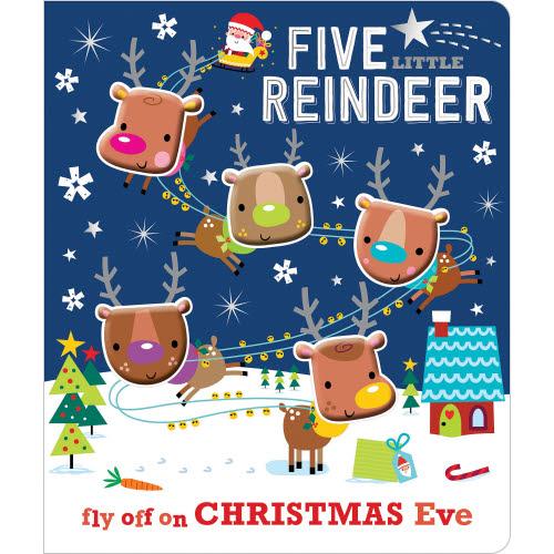 Five Little Reindeer Board Book