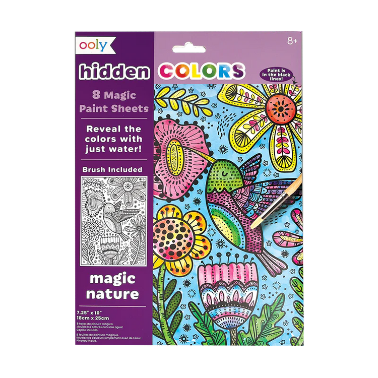 Hidden Colors Magic Paint Sheets-Magic Nature 161-091