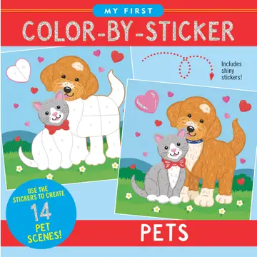 My First Color By Sticker Book | Pets 4+ - 1