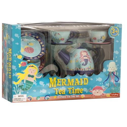 Mermaid Tin Tea Set Mertts