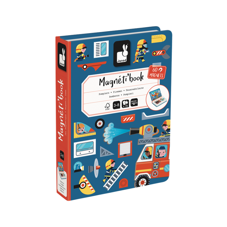 Magneti Book | Firemen Playset