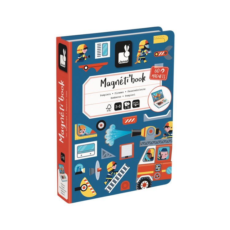 Magneti Book | Firemen Playset J02583 - CR Toys