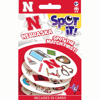 Nebraska Cornhuskers | Spot It Card Game 6+ - 2