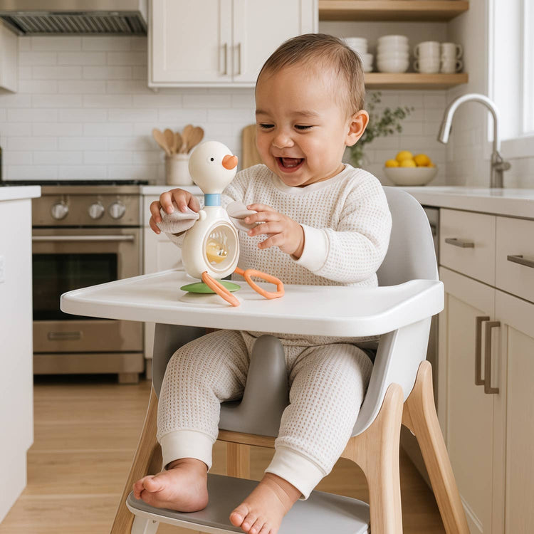 Itzy Twist & Bop | High Chair Sensory Toy Goose 3M+ - 9