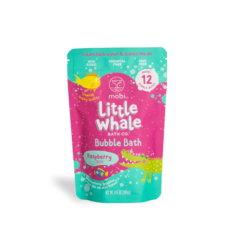 Little Whale Bubble Bath | Rasberry Color | Fruity Scent