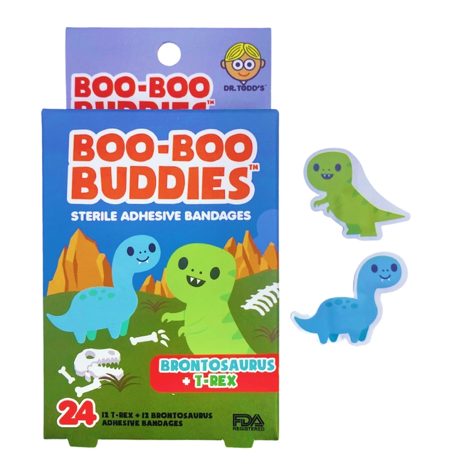 Boo Boo Buddies | Brontosaurs & T-Rex Bandages