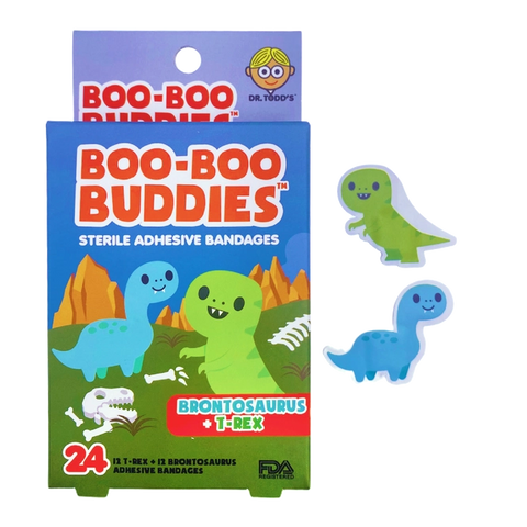 Boo Boo Buddies | Brontosaurs & T-Rex Bandages