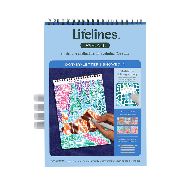 Lifelines FlowArt | Dot by Letter Snowed In - 1