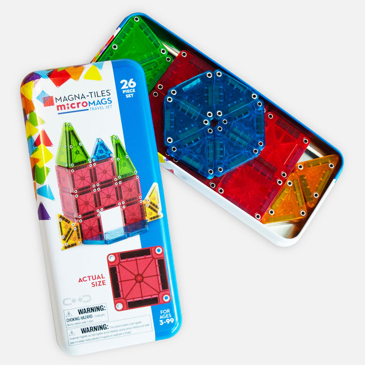 Magna-Tiles | Micromags Travel Set 26-Piece
