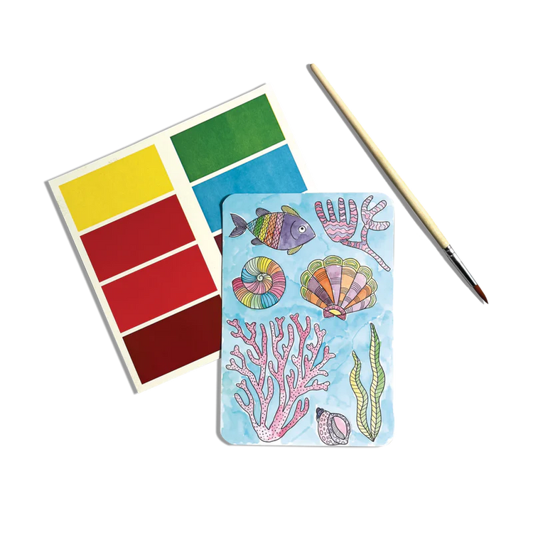 Scenic Hues DYI Watercolor Kit Ocean Paradise 161-103