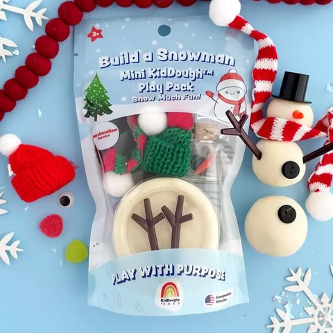 Kiddough Mini Play Kit | Build A Snowman +3 - 1