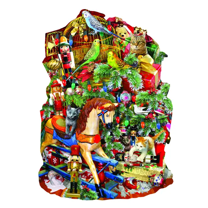 Holiday Havoc Shaped Puzzle 1000pc