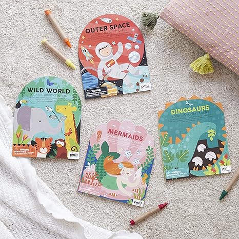 Coloring Book With Stickers | Outer Space