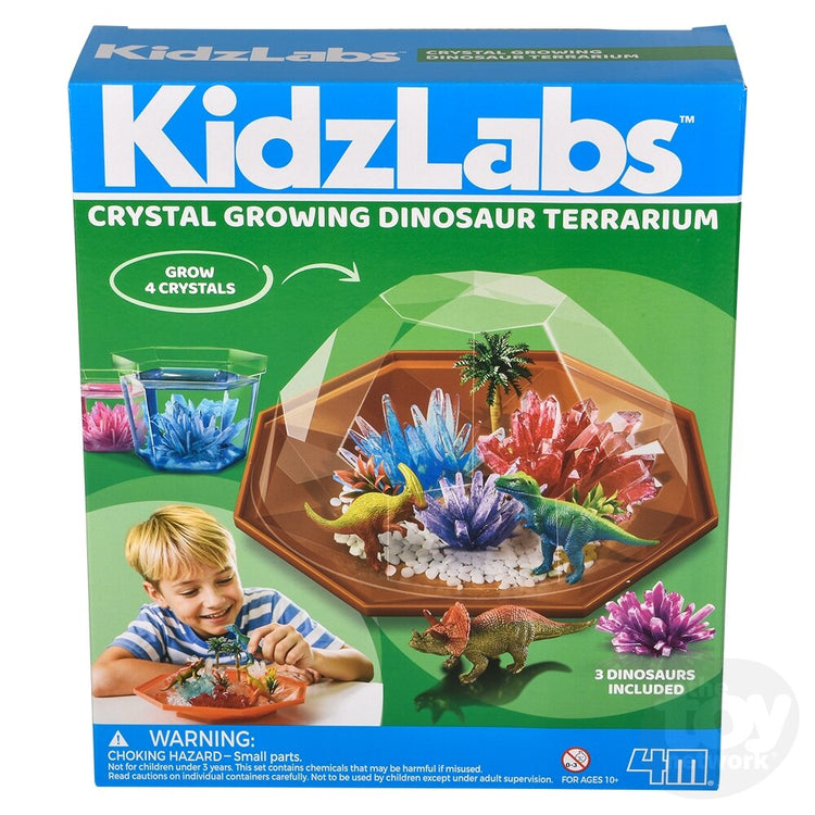 Kidslabs | Crystal Growing Dinosaur Terrarium 10+ - CR Toys