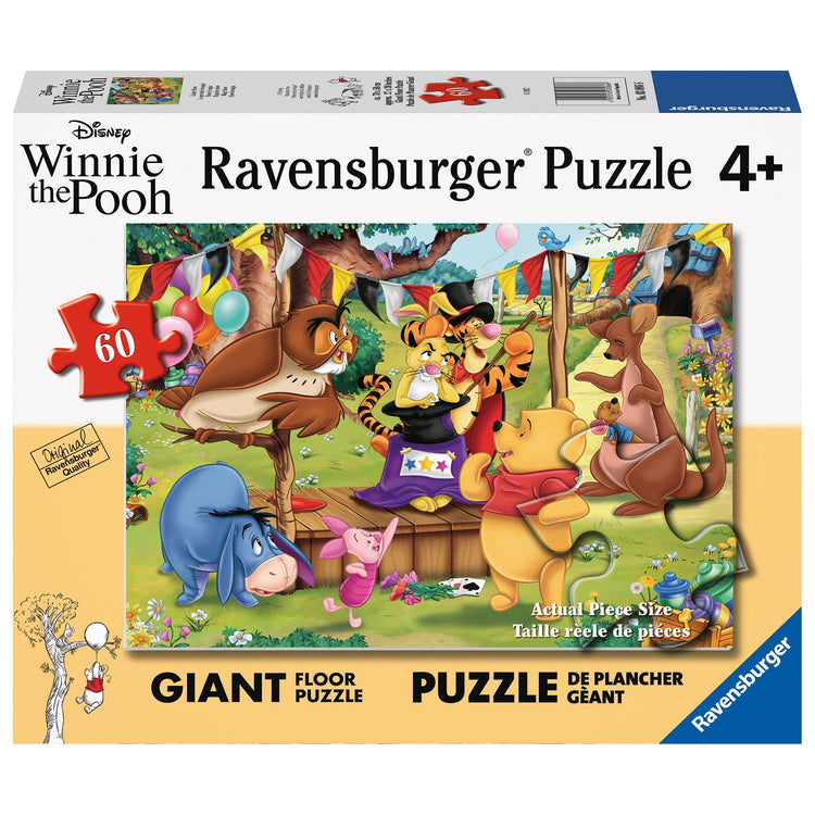 Puzzle | Pooh Magic Show | 60 pc Floor Puzzle - CR Toys