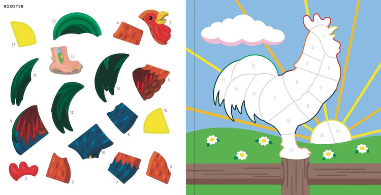 Peter Pauper Press Farm Animals sticker book