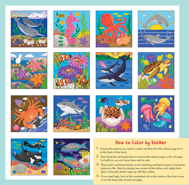 Peter Pauper Press Under the Sea sticker book