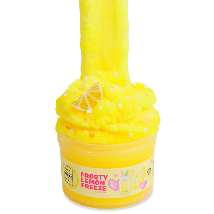 Peachybbies Slime | Frosty Lemon Freeze Icee Slime - 4