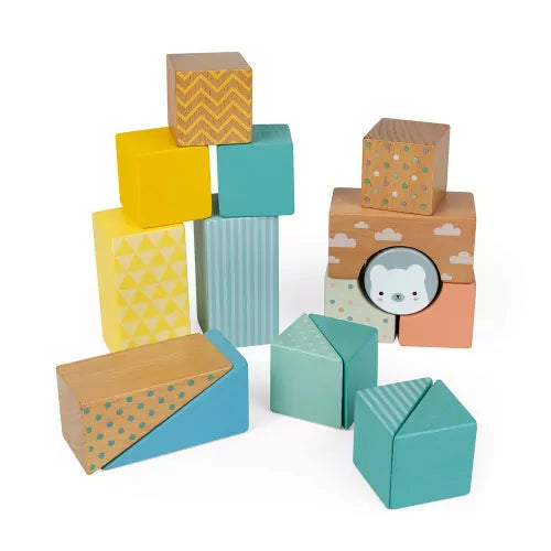 Pure - Pull-Along Building Blocks Cart J05152 - 7