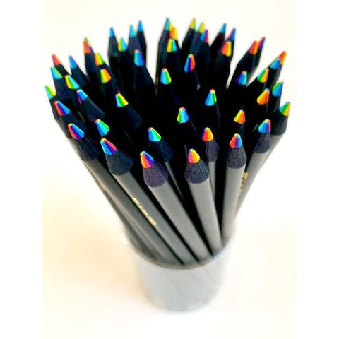 6-In-1 Color Led Black Pencil - 1