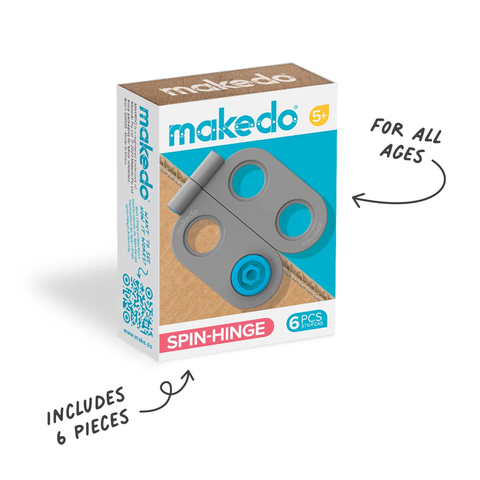 Makedo | Spin Hinge 6pc 5+