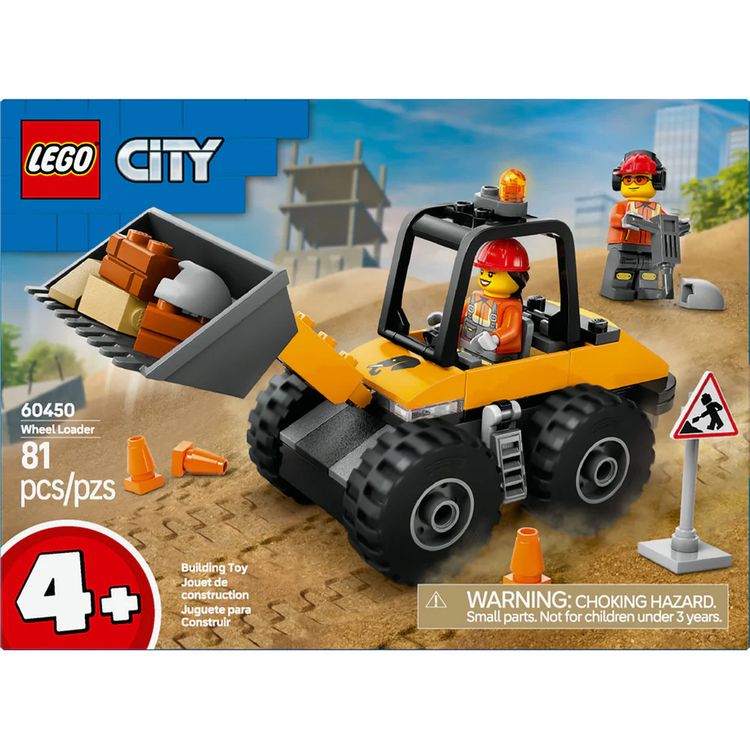 Lego City | Yellow Construction Wheel Loader for Ages 4+