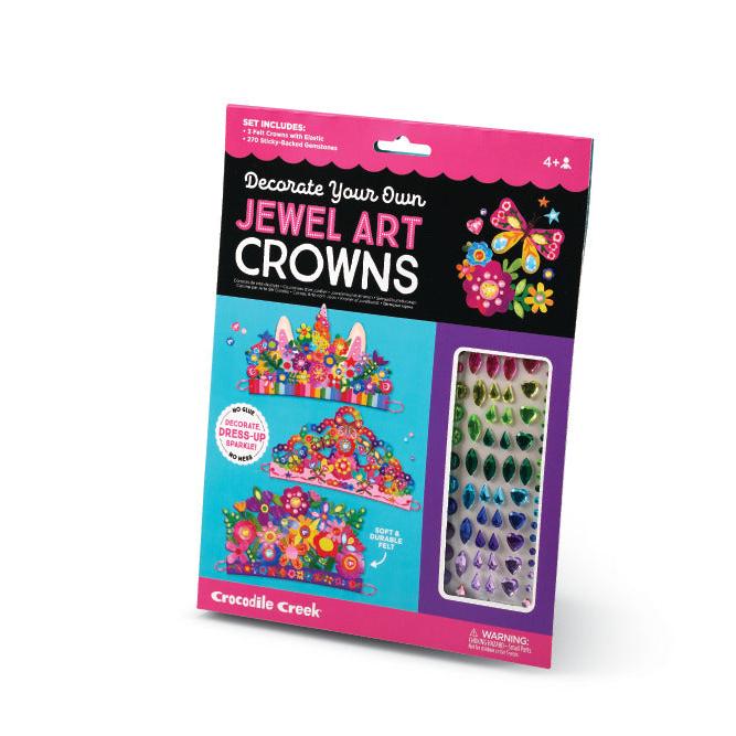 Jewel Art Crowns | Unicorn Flowers Craft Kit Ages 4+