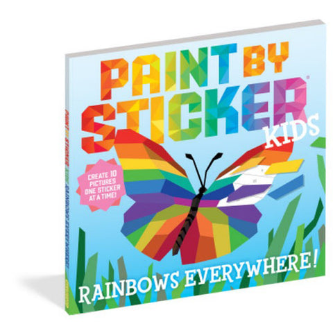 Paint By Sticker Kids | Rainbows Everywhere! Activity Sticker Book 5+ - 1