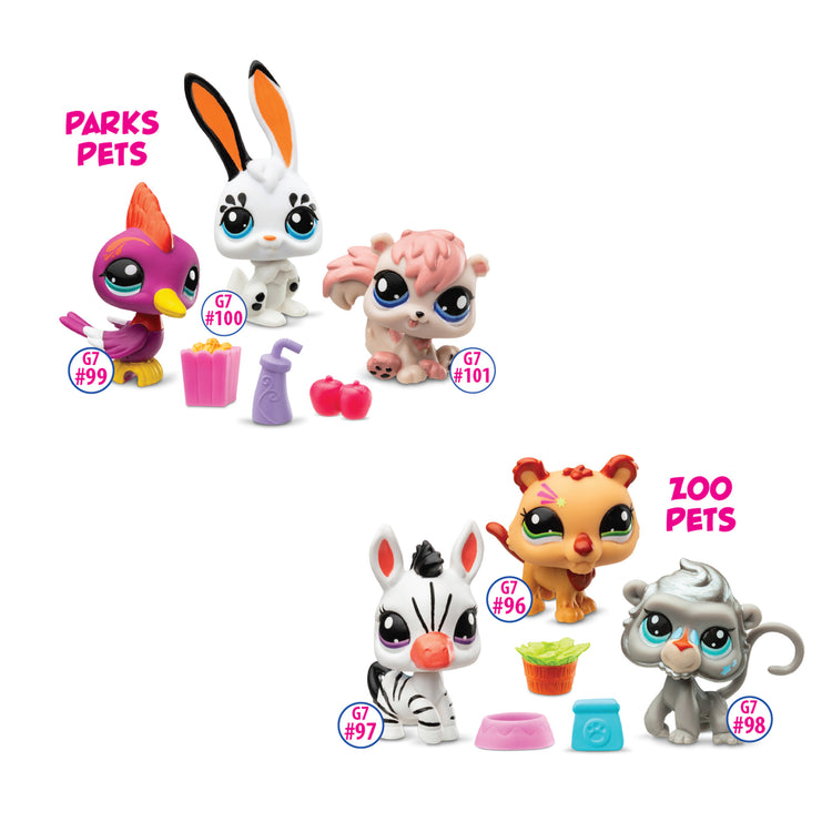 Little Pets Shop Pet Trio In Tube 621