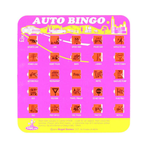 Auto Bingo Card Travel Game - CR Toys