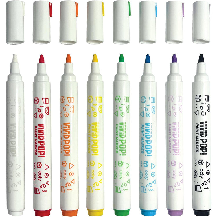 Vivid Pop Acrylic Paint Markers 8+