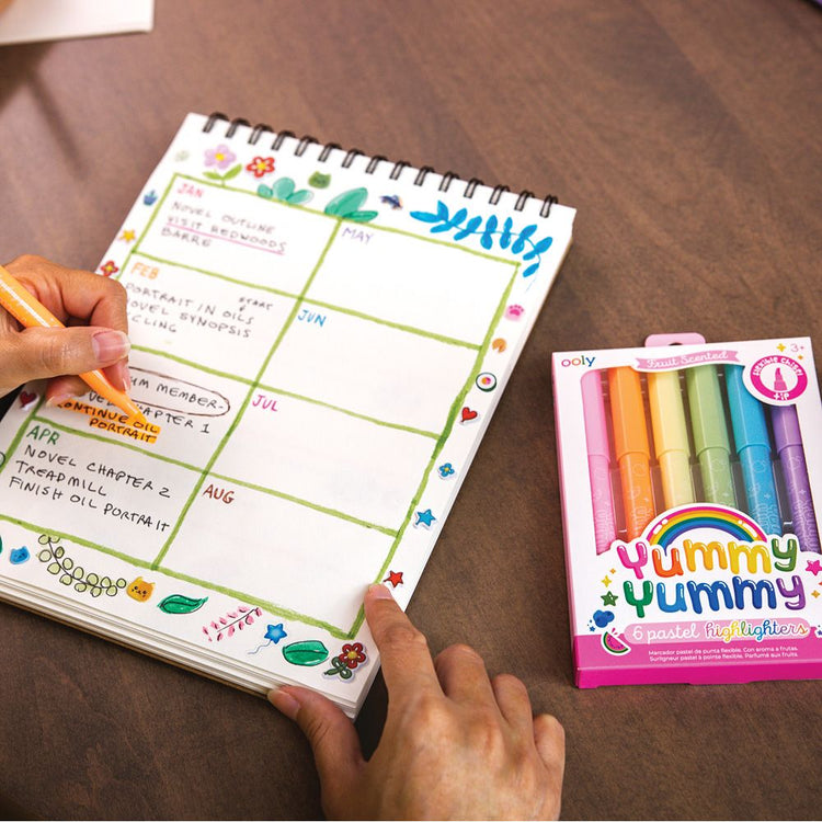 Yummy Yummy | Scented Pastel Highlighters 6 Pack 130-106