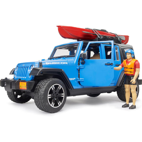 Bruder | Jeep Wrangler Rubicon W/Kayak & Figure