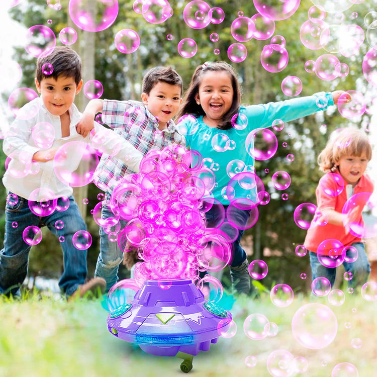PoppinColorz UFO Bubble Machine 3+ - 6