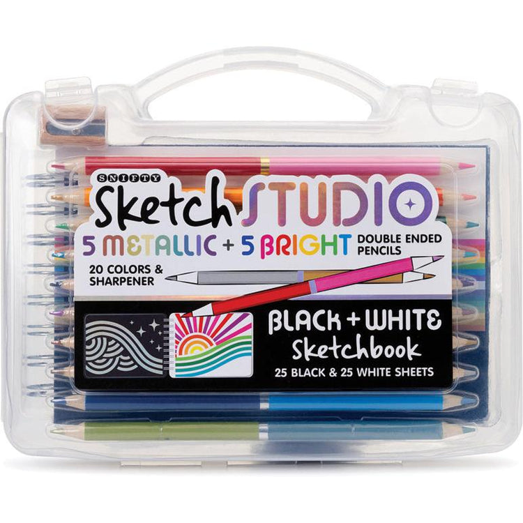 Sketch Studio Black & White Travel Set 6+