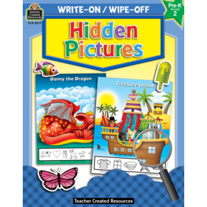 HomeProduct Write-On/Wipe-Off Book | Hidden Pictures Pre K - 2
