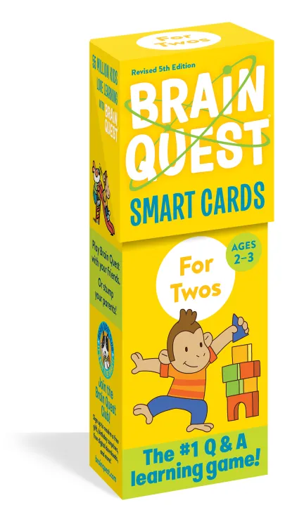 Brain Quest | For Twos Smart Cards, Revised 5th Edition - 1
