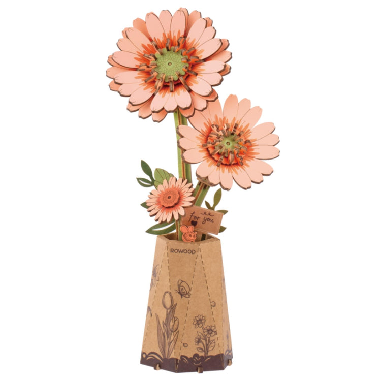 Hands Craft | Orange Gerbera Daisy 14+
