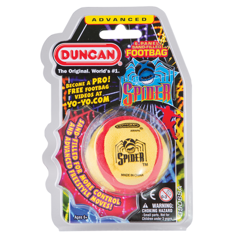 Spider 6 Panel, Sand Filled Hacky Sack 3906Sa