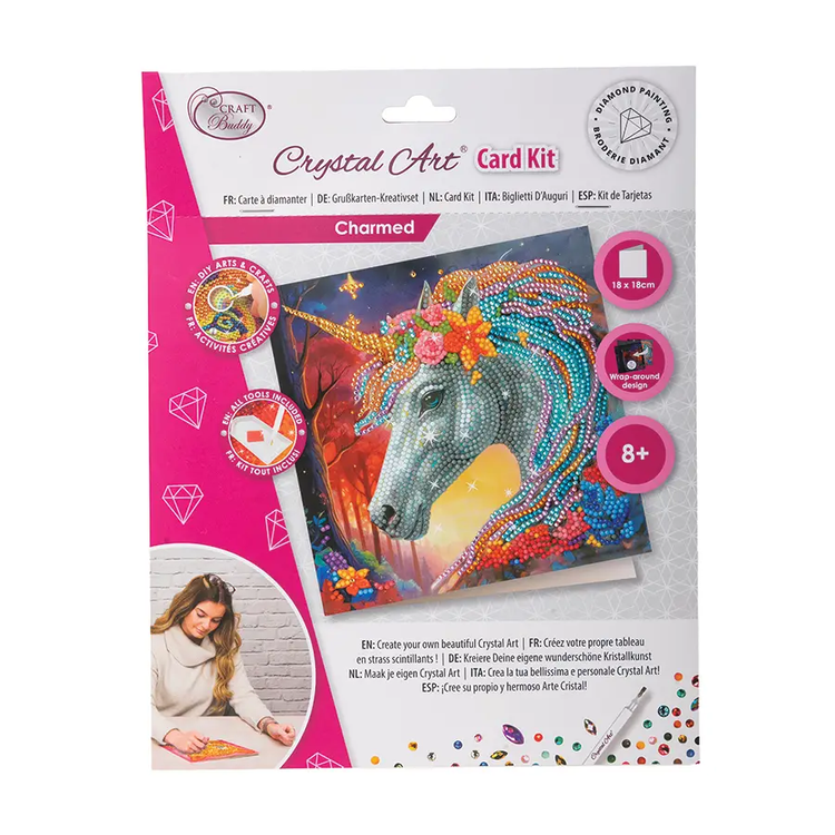 Crystal Art Card Kit | Charmed